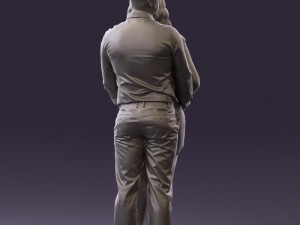 man hugs pregnant woman 0598 3d print ready Modello di stampa 3D