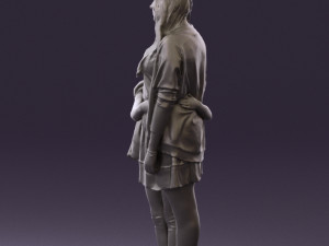 mom with daughter 0600 3d print ready 3D Print Model