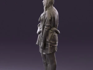 mom with daughter 0600 3d print ready 3D Print Model