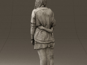 mom with daughter 0600 3d print ready 3D Print Model