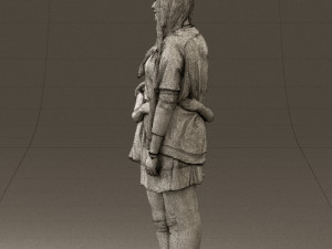mom with daughter 0600 3d print ready 3D Print Model