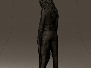 woman with kid in winter style 0586 Modèle 3D