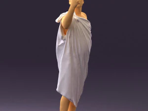 man in ceasar style 0594 3D Model