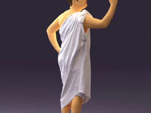 man in ceasar style 0594 3D Model