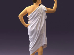 man in ceasar style 0594 3D Model
