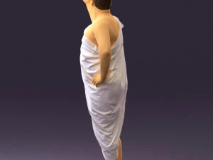 man in ceasar style 0594 3D Model