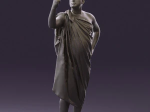 man in ceasar style 0594 3D Model