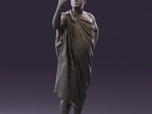 man in ceasar style 0594 3D Model