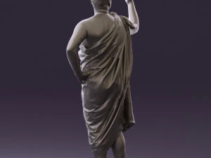 man in ceasar style 0594 3D Model
