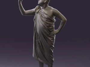 man in ceasar style 0594 3D Model