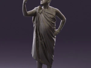 man in ceasar style 0594 3D Model