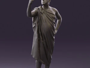 man in ceasar style 0594 3D Model
