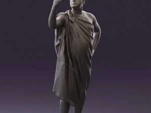 man in ceasar style 0594 3D Model