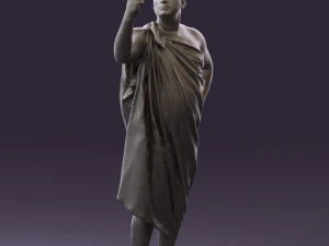 man in ceasar style 0594 3D Model