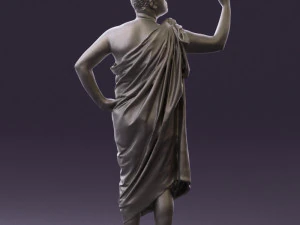 man in ceasar style 0594 3D Model