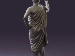man in ceasar style 0594 3D Model