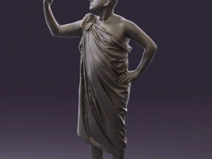 man in ceasar style 0594 3D Model