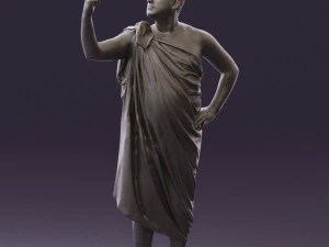 man in ceasar style 0594 3D Model