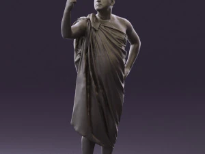 man in ceasar style 0594 3D Model