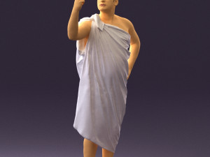 man in ceasar style 0594 3d print ready 3D Print Model