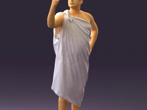 凯撒风格的男人 0594 3D 打印就绪 3D 打印模型