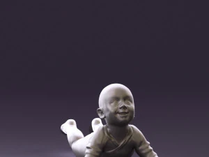 baby in stripped suit 0587 3d print ready 3D Print Model