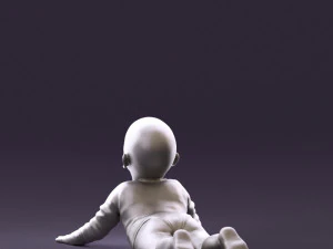 baby in stripped suit 0587 3d print ready 3D Print Model