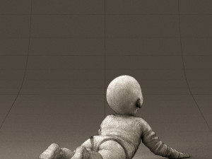 baby in stripped suit 0587 3d print ready Modelo de Impressão 3D