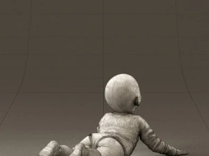 baby in stripped suit 0587 3d print ready 3D Print Model