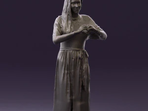 마음을 보여주는 여자 0606 3D 모델