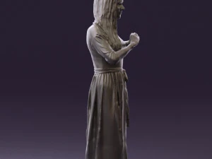 마음을 보여주는 여자 0606 3D 모델