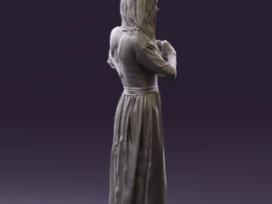 마음을 보여주는 여자 0606 3D 모델