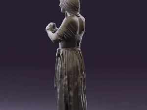 마음을 보여주는 여자 0606 3D 모델