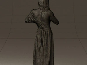 마음을 보여주는 여자 0606 3D 모델