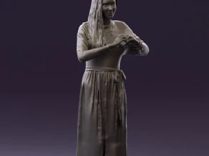 woman showing the heart 0606 3d print ready 3D Print Model