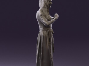woman showing the heart 0606 3d print ready Modelo de Impressão 3D