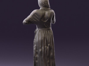 woman showing the heart 0606 3d print ready Modelo de Impressão 3D