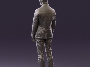 man in gray top whire gray 0613 3D Model