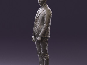 man in gray top whire gray 0613 3D Model