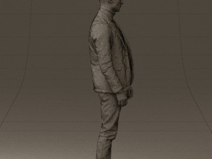 man in gray top whire gray 0613 3D Model