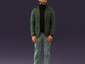 man in gray top whire gray 0613 3d print ready 3D 打印模型