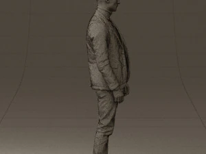 man in gray top whire gray 0613 3d print ready 3D Print Model
