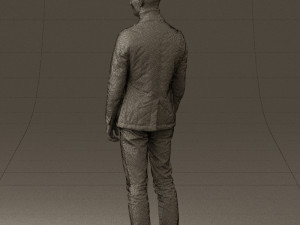 man in gray top whire gray 0613 3d print ready 3D 打印模型