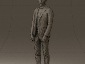 man in gray top whire gray 0613 3d print ready 3D 打印模型