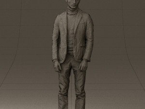 man in gray top whire gray 0613 3d print ready 3D 打印模型