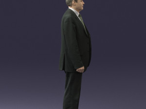 man in plaid tie 0614 Modello 3D