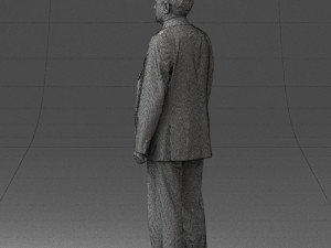 man in plaid tie 0614 Modello 3D