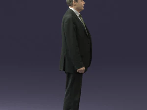 man in plaid tie 0614 3d print ready 3D Print Model