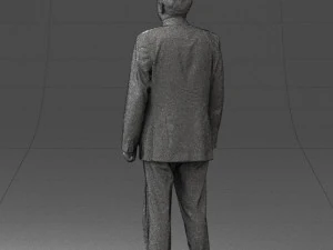 man in plaid tie 0614 3d print ready 3D Print Model