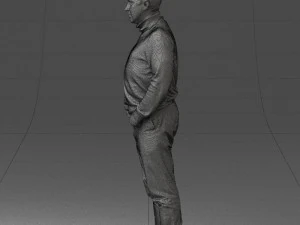 man in gray sweater 0615 3D Model